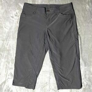 Kuhl Gray Hiking Capri Pants Womens Size 8 Outdoor Active Casual